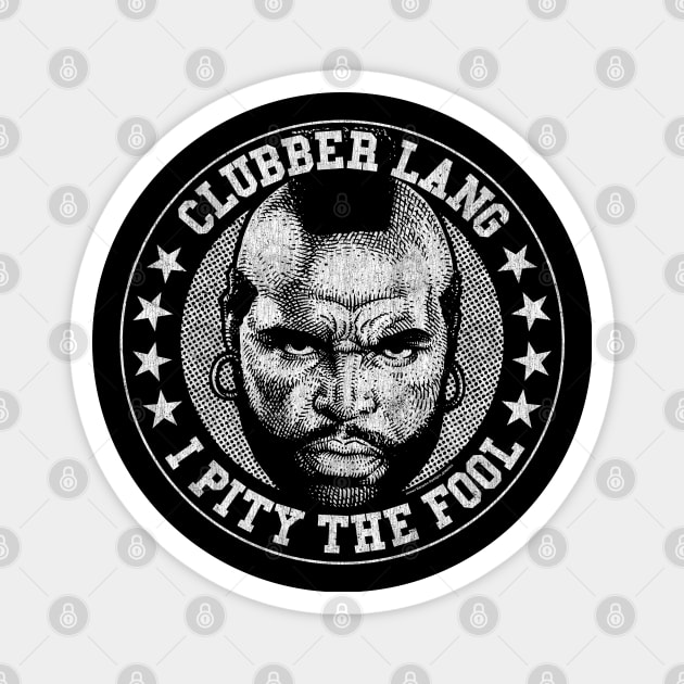 Mr T, DISTRESSED, Clubber Lang, B.A. Baracus Magnet by PeligroGraphics